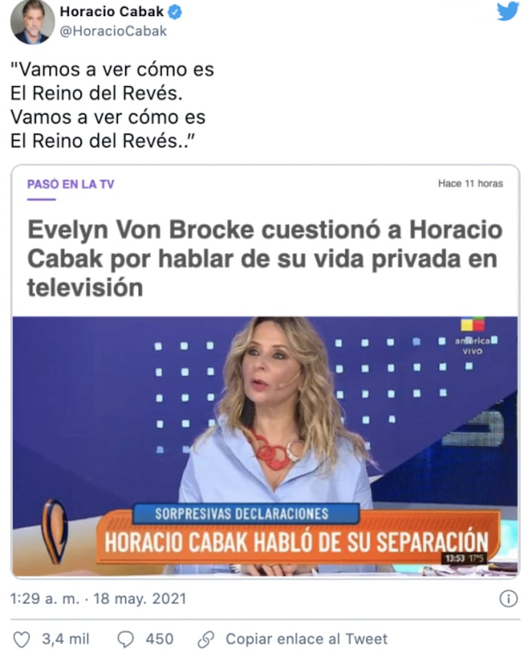 Horacio Cabak apuntó fuerte contra Cinthia Fernández y Evelyn von Brocke tras sus filosas críticas: "Insólito"