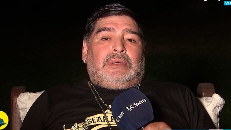 Diego Maradona habló de su dura experiencia con la droga