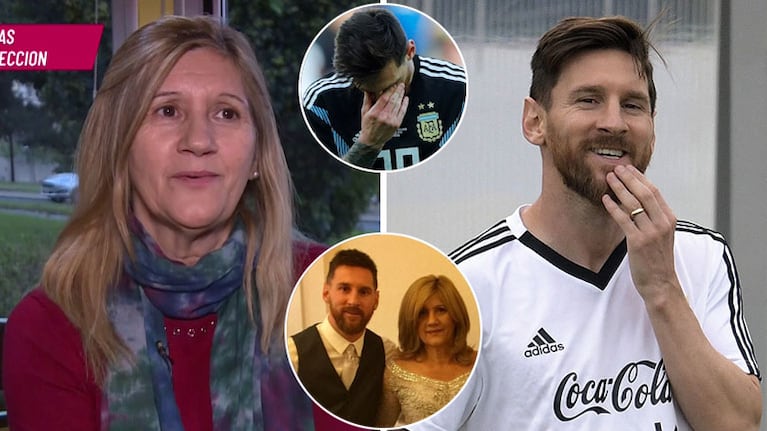 Celia Messi defendió a su hijo de las críticas que recibe