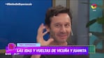 ¿La tiene en mente? Tremenda pregunta de Karina Iavícoli al escuchar que Benjamín Vicuña confundió a Juana Viale con Pampita