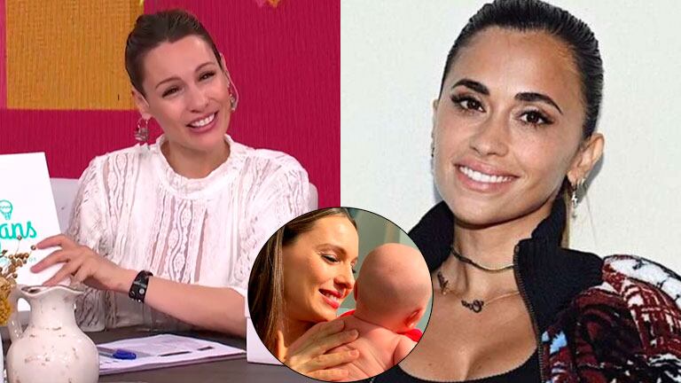 Pampita contó que Antonella Roccuzzo le mandó un regalo para Ana García Moritán