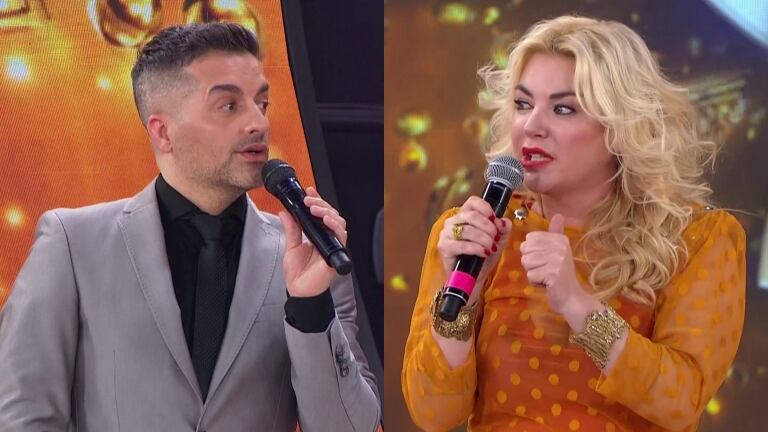 Esmeralda Mitre sorprendió con una amenaza para Ángel de Brito en el Cantando y él le respondió con todo