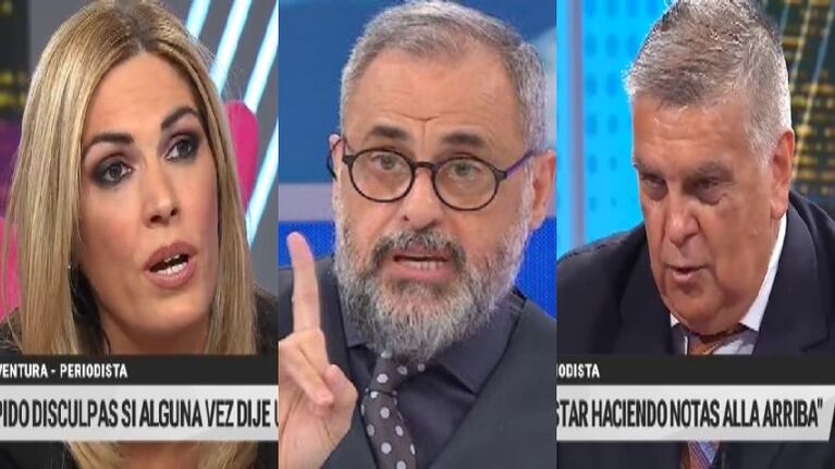 Viviana Canosa, cara a cara con Luis Ventura al aire ¿y un palito para Rial?: "Seguramente, vos defendiste peces gordos y yo hui de ellos"