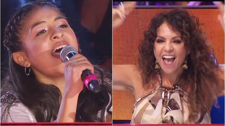 La niña salteña que se animó a cantar un tema de Patricia Sosa junto a la cantante en Genios de la Argentina