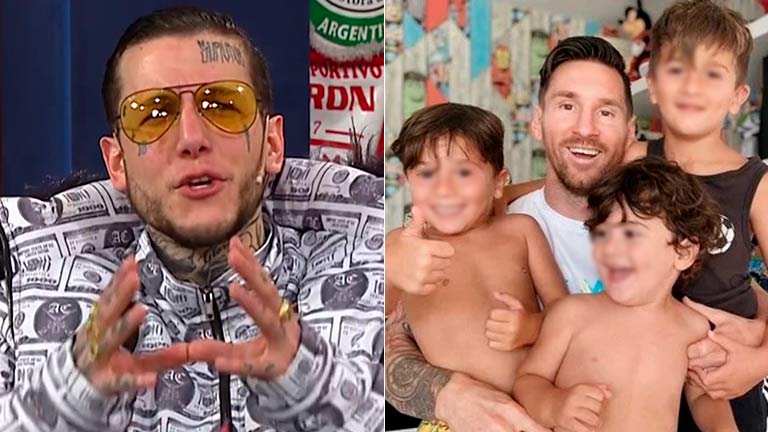 La arenga de Alex Caniggia a los hijos de Lio Messi ante una posible mudanza de país