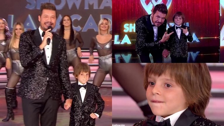 Marcelo Tinelli comenzó ShowMatch con Lolo Tinelli: "Están todos mis hijos en el estudio"