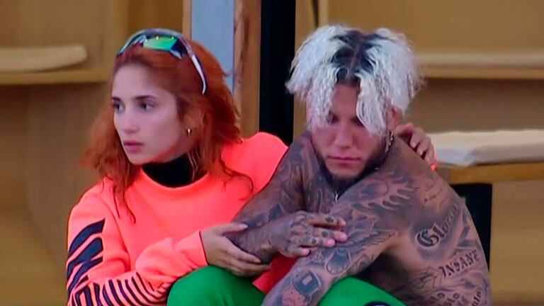 La tensa discusión de Melody Luz y Alex Caniggia en El hotel de los famosos