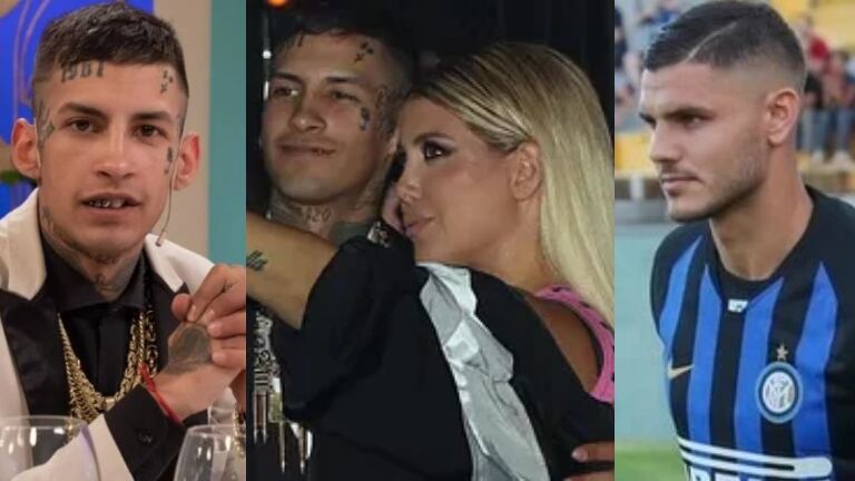 L-Gante confirmó que Mauro Icardi intentó hablar con él en medio del rumor de romance con Wanda: "Me apareció una solicitud de mensaje"