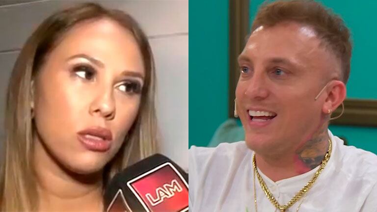 Barby Silenzi reaccionó con angustia cuando El Polaco no dijo que era el amor de su vida en TV