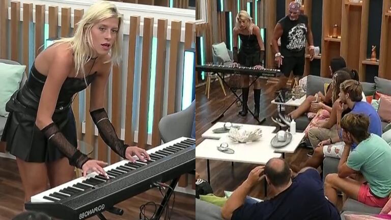 Gran Hermano 2022: Camila sorprendió a todos sus compañeros con su talento en el piano