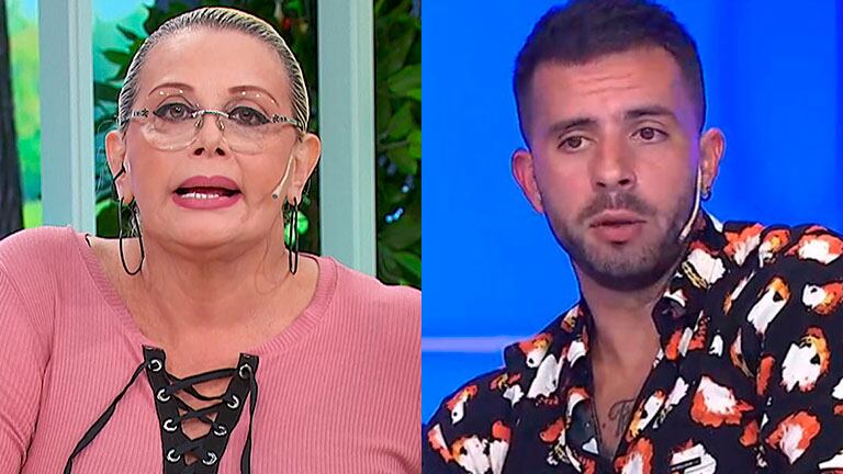 Carmen Barbieri le contestó picantísima a Matías Defederico tras un cruce en las redes