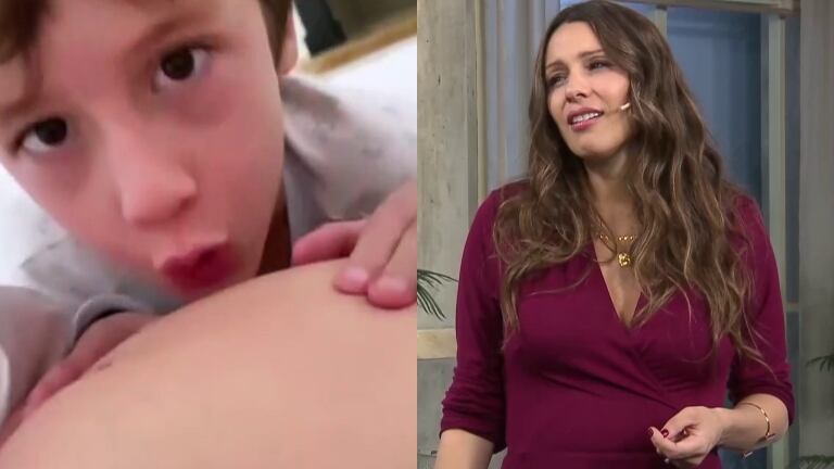 El video súper tierno de Benicio, el hijo de Pampita, besándole la panza: "Le habla a su hermanita"