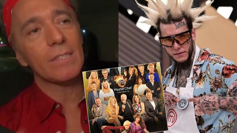 Cae contó por qué Alex Caniggia no está en el chat de famosos de MasterChef Celebrity: "No nos dio su número de teléfono"