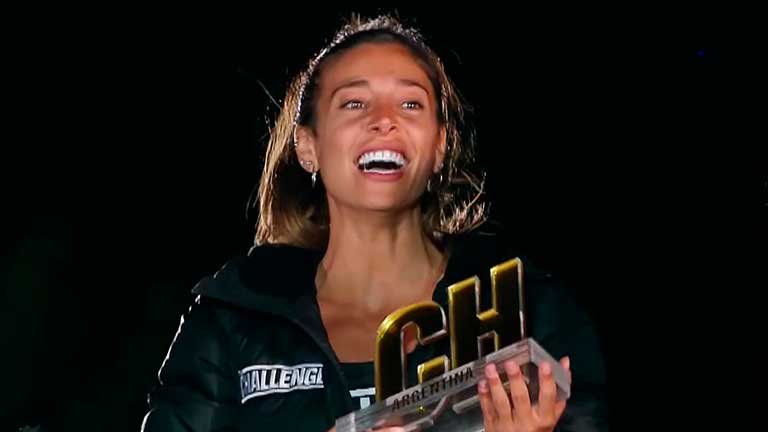 Sol Pérez se coronó campeona de The Challenge Argentina