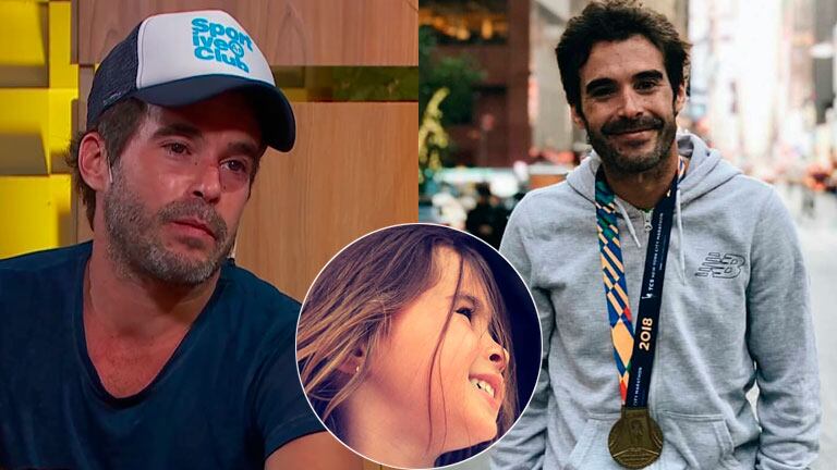 Nicolás Cabré confesó que empezó a correr por su hija Rufina