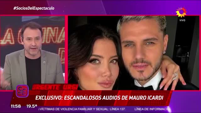 La supesta voz de la China Suárez en el audio que Mauro Icardi le mandó a Wanda Nara