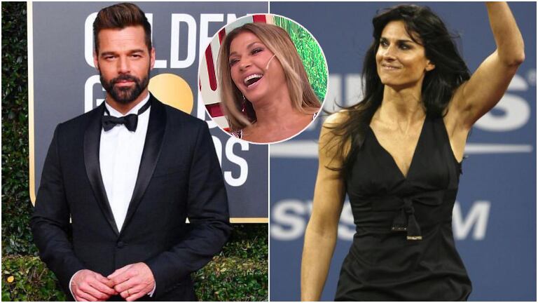 Catherine Fulop contó el romance que tuvo Ricky Martin con Gabriela Sabatini: "Tuvieron un 'touch and go'"