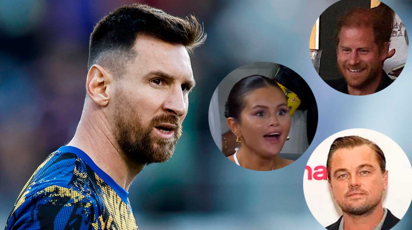 Las celebridades de Hollywood fueron a ver a Leo Messi