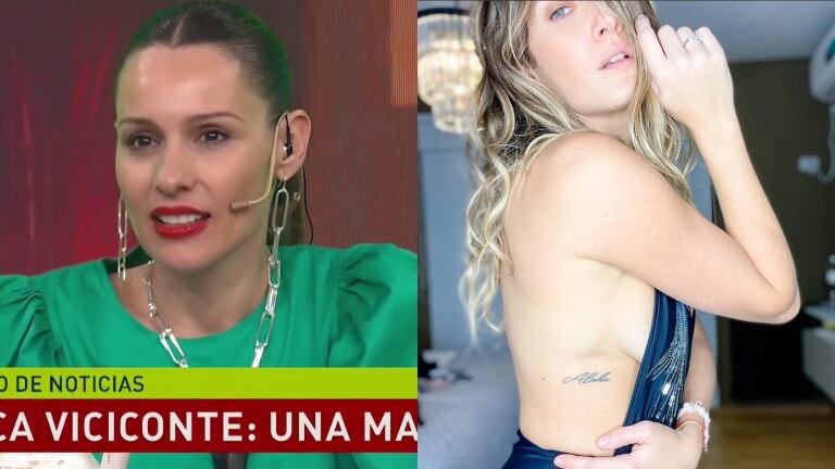 Pampita elogió a Mica Viciconte, embarazada de cuatro meses, en ropa interior: "¡Es medio colaless!"