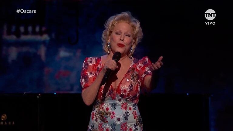 Bette Midler en los premios Oscar 2019: su imperdible show