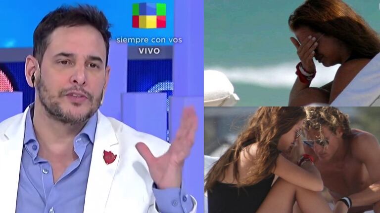 En Intrusos revelaron el detrás de las famosas fotos de Zaira Nara llorando con Forlán: "Diego le dijo que no se quería casar"