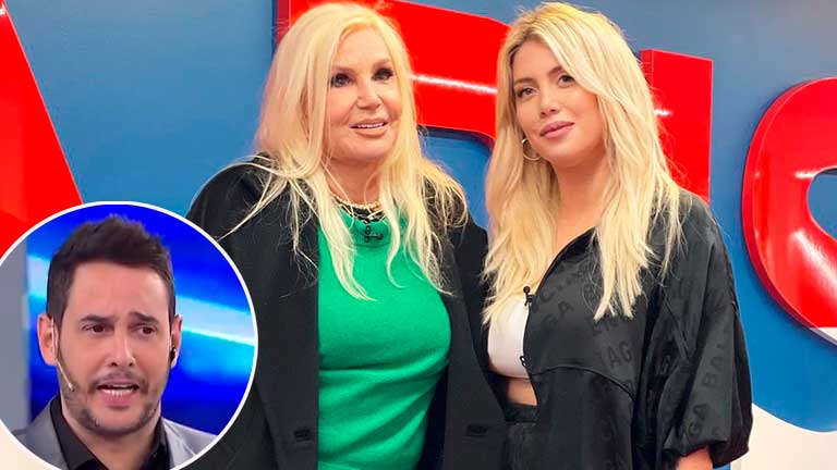 Lussich, muy picante con la supuesta identificación de Susana Giménez con Wanda Nara