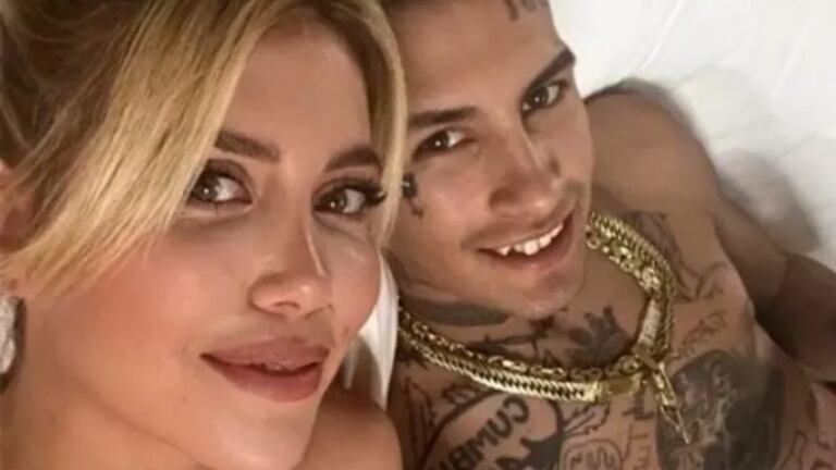 Filoso rumor sobre L-Gante y Wanda Nara en la fiesta en la que coincidieron