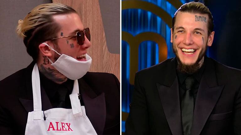 La divertida frase de Alexander Caniggia sobre su look en la gala de MasterChef