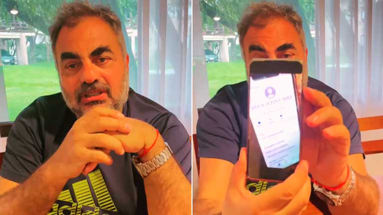 Roberto Moldavsky reveló que sufrió una estafa virtual