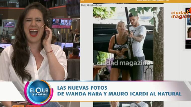 Las fotos de Wanda Nara y Mauro Icardi sin photoshop