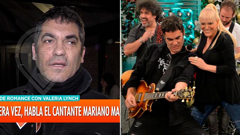 Mariano Martínez, de Attaque 77, habló del rumor de romance con Valeria Lynch: “Hay mucho cariño y admiración”