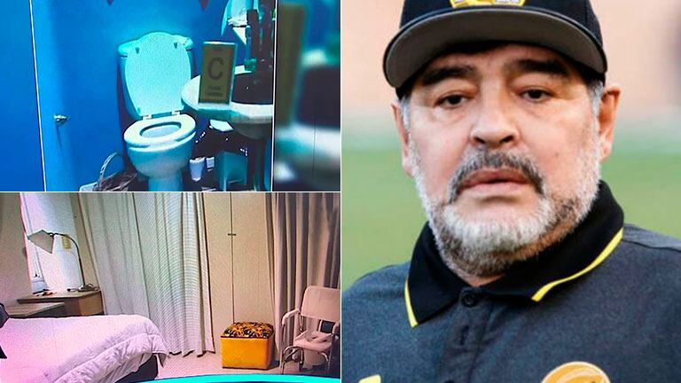 Fuerte material fotográfico de la casa en la que murió Diego Maradona