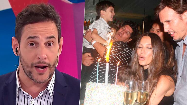 Picante chicana de Rodrigo Lussich sobre el festejo de cumpleaños de Pampita