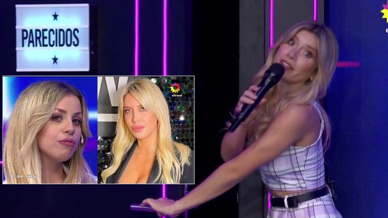 Laurita Fernández, sorprendida, al ver el increíble parecido de una participante a Wanda Nara en Bienvenidos a bordo: "Ya la saqué"