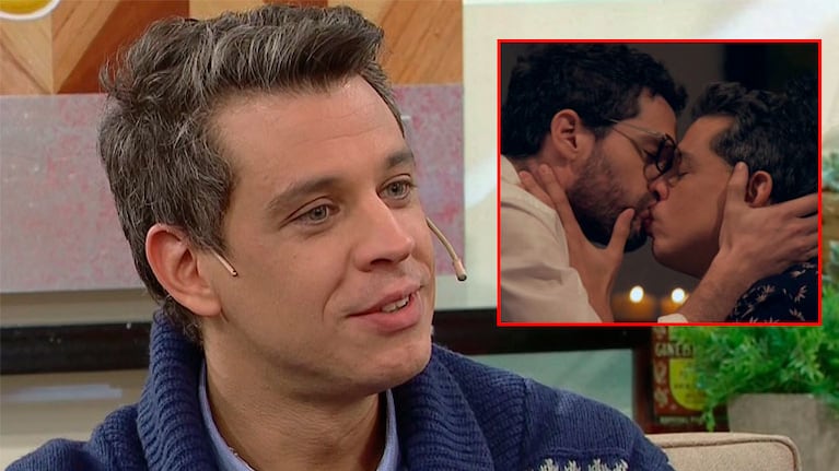 Ludovico Di Santo y su apasionado beso con Michel Noher en 100 días para enamorarse