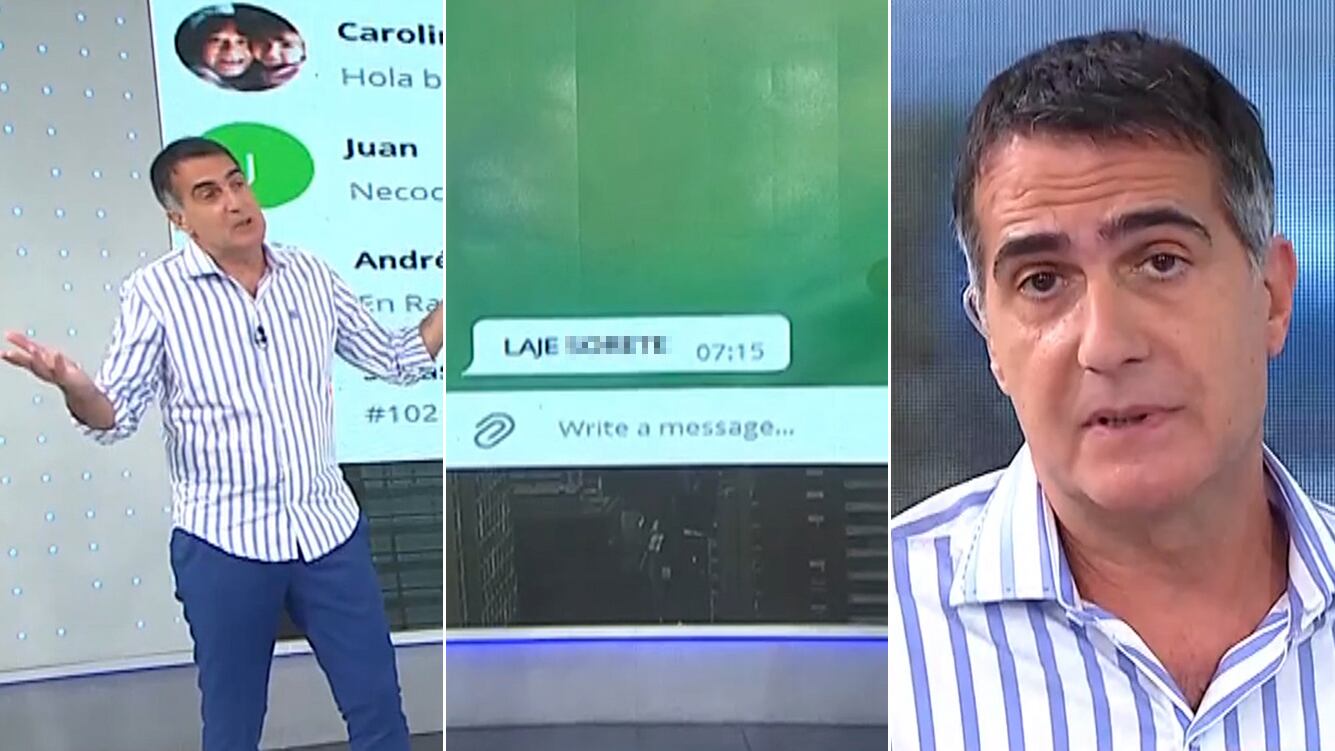 Insultaron en vivo a Antonio Laje y el periodista respondió: "Yo doy la cara y me la banco"