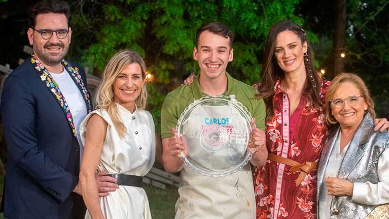 Carlos se convirtió en el ganador de Bake Off Argentina 