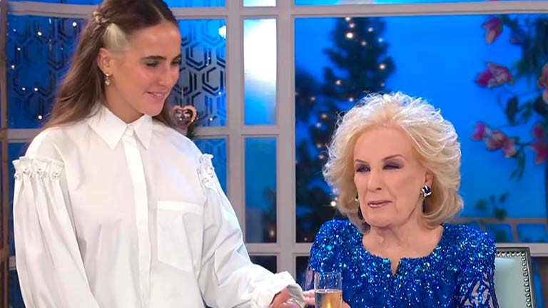 La bisnieta de Mirtha Legrand se convirtió en la sorpresa más emotiva para la conductora en su regreso a la TV