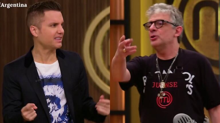 Contundente negativa de Juanse cuando le pidieron que haga uno de sus éxitos en MasterChef: "Cantala vos o garpame"