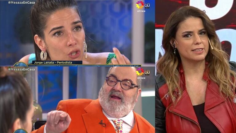 El reclamo de Juana Viale a Jorge Lanata: "Hay gente con la que trabajás, ‘La Calabró’, que dice que yo le quiero afanar el programa a mi abuela"