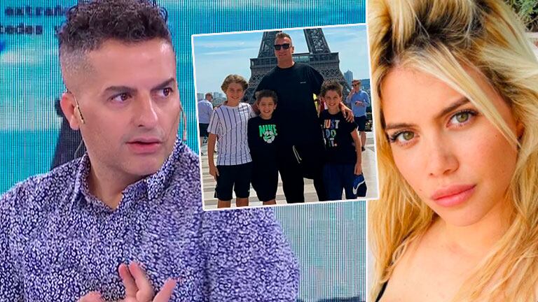 Ángel de Brito bancó a Wanda Nara tras el fuerte reclamo de Maxi López el Día del Padre