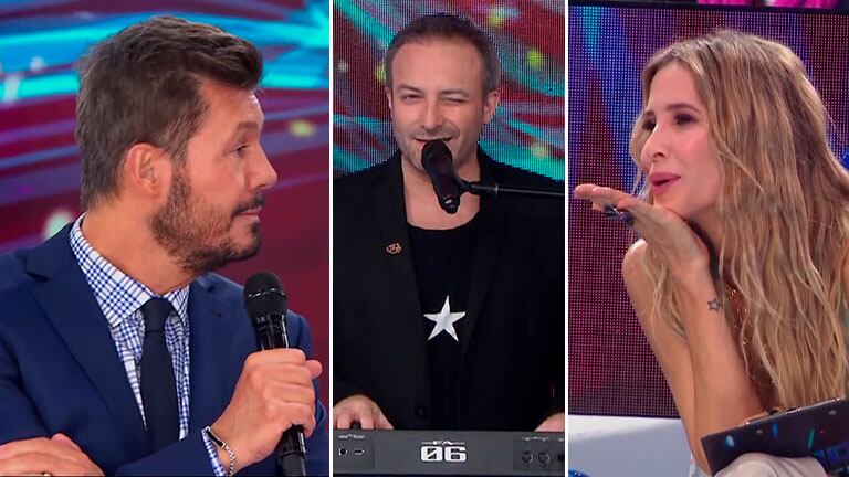 La divertida 'escenita de celos' de Marcelo Tinelli ante los piropos de Sebastián Almada a Guillermina Valdes