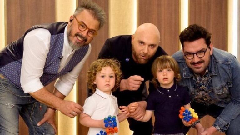 Germán Martitegui llevó a sus hijos a MasterChef Celebrity 3: "Acá trabaja papi"