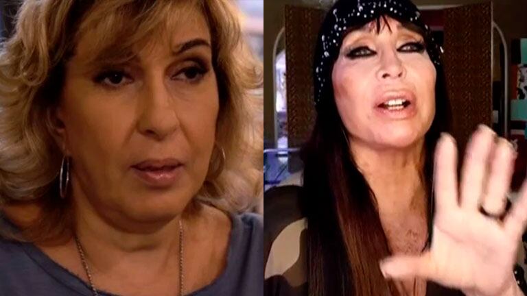 A Moria Casán no le agrada que Georgina Barbarrosa esté en Cantando 2020