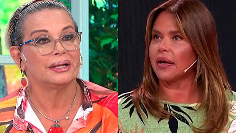 Carmen Barbieri furiosa con Nazarena Vélez tras la chicana sobre Fede Bal