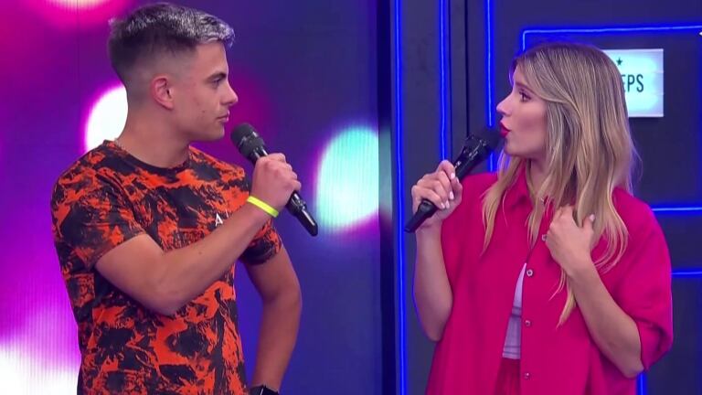 El participante de Bienvenidos a bordo que le tiró onda a Laurita Fernández en vivo: "Esta podría ser la puerta del levante"