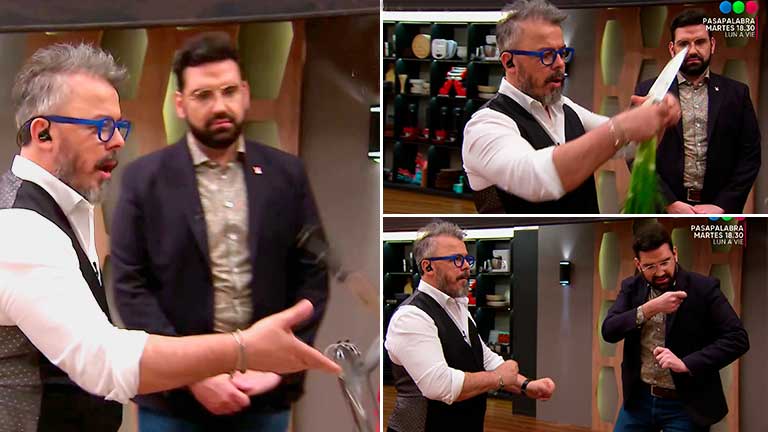 Donato de Santis mostró su pericia con el cuchillo en MasterChef Celebrity 2