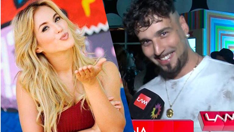 Dante Spinetta y sus pícaras sonrisas al ser consultado por su relación con Flor Vigna