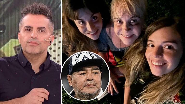 Ángel de Brito reveló cuándo van a hablar Claudia Villafañe, Dalma y Gianinna Maradona