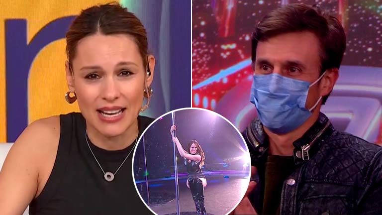 Pampita contó qué opinó García Moritán de su baile del caño